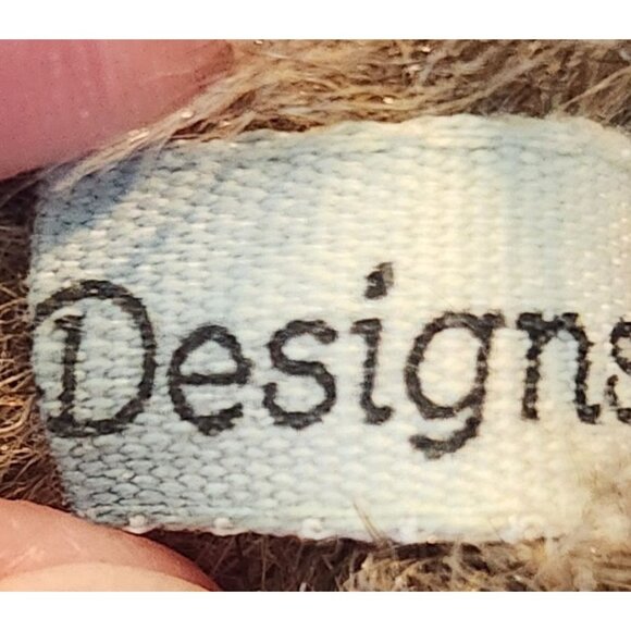 Vintage Brown Teddy Bear With Green Christmas Scarf - Picture 14 of 16